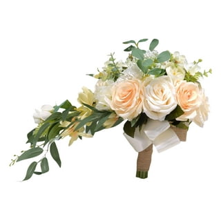 ZPAQI Flower Bouquet Holder Floral Handle Wedding Bridal Bouquet