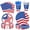 Type 2, variant on 4th of July Decoration Patriotic Party Supplies Disposable Tableware Paper Plates Banner Tablecloth Napkins Set for Independence Day Memorial Day Serves 24 (Type 1) 
