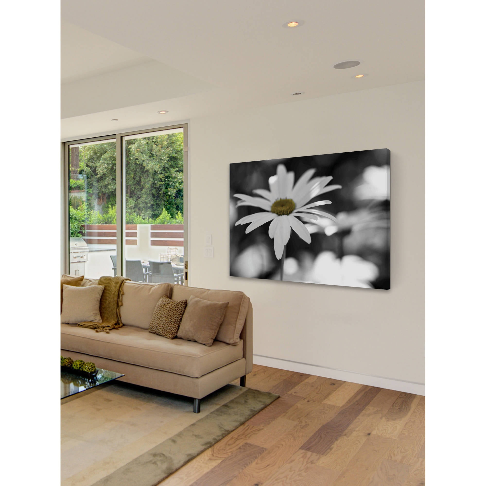 Marmont Hill "Sun Speckled Daisy" Painting Print on Canvas