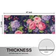 thumbnail image 5 of Kitchen Rugs Sets Of 2,Pioneer Flower Floral Print Pattern Anti Fatigue Kitchen Mat Rugs Non Slip Washable,Decorative Kitchen Floor Mats for Kitchen,Sink,Laundry,17"X47", 5 of 5
