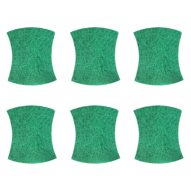 Miangastore 6pcs Kitchen Dish Scrubber Scouring Pads Reusable Household Scrub Pads