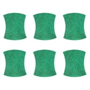 6pcs Kitchen Dish Scrubber Scouring Pads Reusable Household Scrub Pads