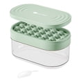 thumbnail image 2 of Caja De Moldes De Hielo Tipo Prensa Ice Cube Maker Creativo Molde de hockey sobre hielo Hogar para cerveza Café (Verde C) Likrtyny Libre de BPA, 2 of 7