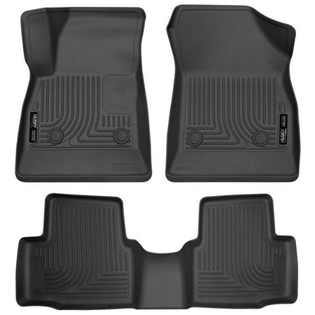 Chevrolet Cruze Seat - 3 Piece Front & 2nd Seat Floor Liners, Black - 2016-2018 Chevrolet Cruze