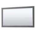 thumbnail image 5 of Wyndham Collection 60" Square Sinks Wood Double Bathroom Vanity in Gray, 5 of 6