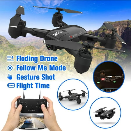 Fly Rc Dragonfly - Grtxinshu 1080P Wifi FPV Optical Flow Gesture Shot Follow Me Fly 15 mins Altitude Hold RC Selfie Drone Quadcopter