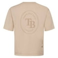 thumbnail image 3 of Men's Levelwear Khaki Tampa Bay Rays Register Oversized Luxe Signature Knit T-Shirt, 3 of 3