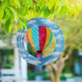 thumbnail image 4 of 3D Dynamic Rotating Wind Chime Stainless Steel Color Metal Sheet Wind Rotating Energy Courtyard Art Outdoor Metal Hanging Wind Chime, 4 of 5