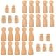 thumbnail image 3 of 30 figuras de madera para armar, sin terminar, ideales para decorar pasteles de boda o como regalo educativo., 3 of 8