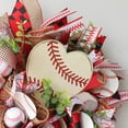 thumbnail image 4 of Wall Mounted Home Wreath and Signage Functional Baseball Door Hanger for Entryway, 4 of 8