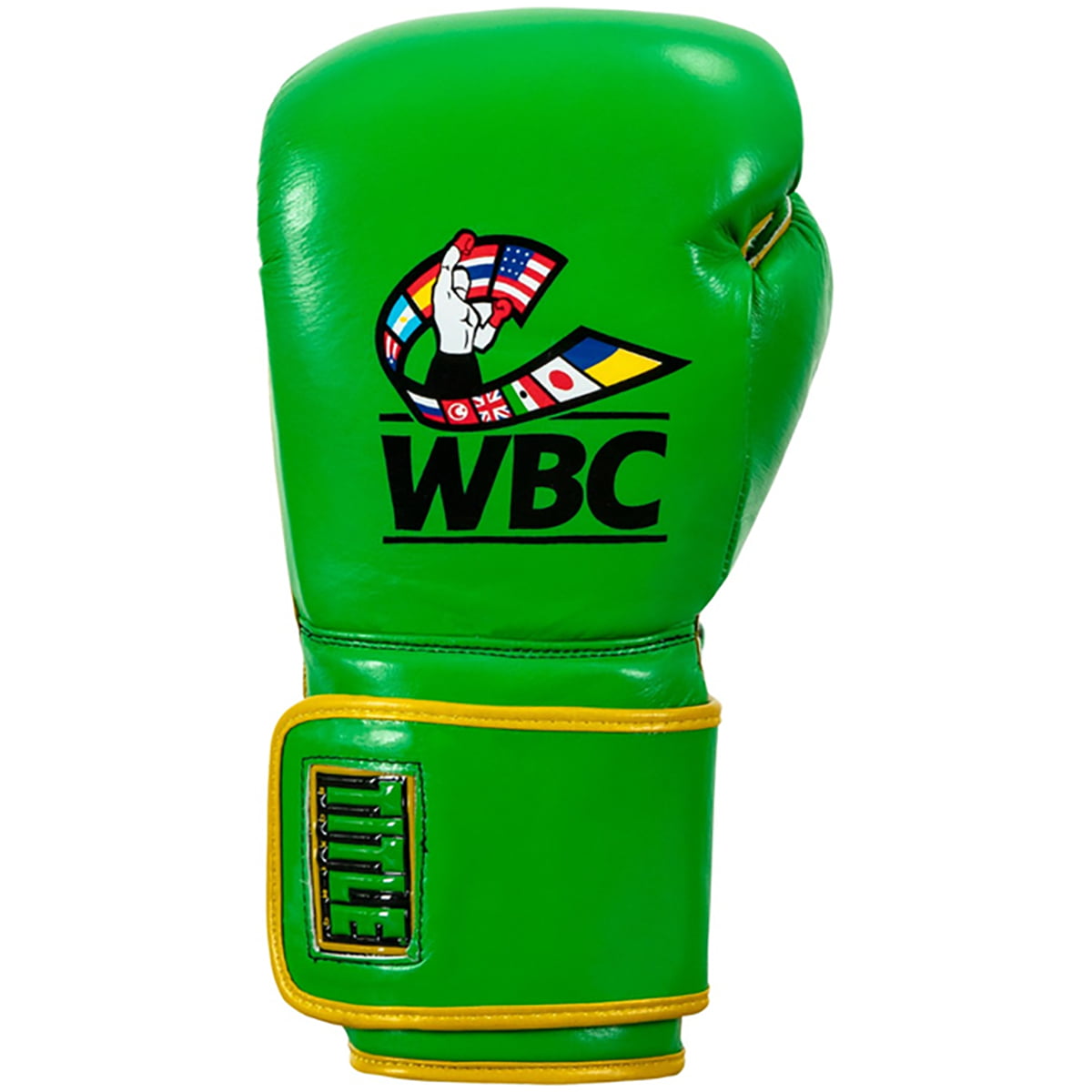 Title Boxing WBC Hook and Loop Bag Gloves Black/Green 