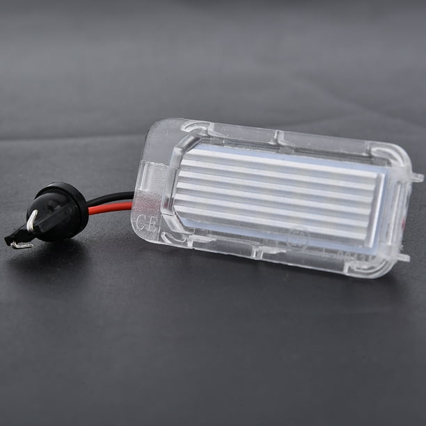 Lámpara de matrícula LED, 2 piezas de ABS para Ford Focus, lámpara de matrícula de uso conveniente