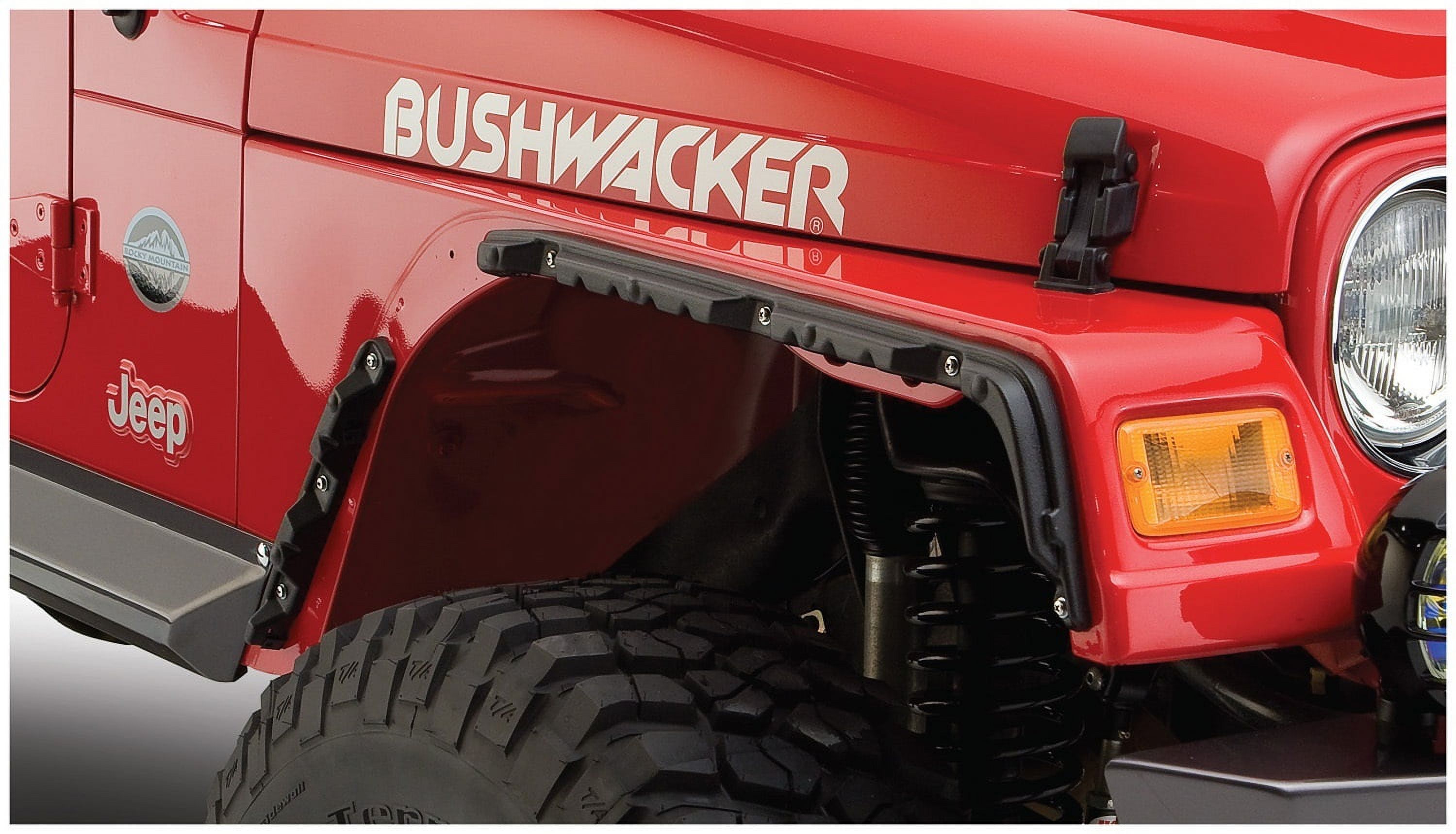 Evan-Fischer OE Style Fender Flares For 1976-1986 Jeep CJ7 - Textured Black, Set Of 4