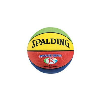 Spalding NBA Équipement Recrue Multi Couleur Jeune Intérieur / Basket-Ball en Plein Air, Taille 5, 27.5 "