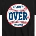 thumbnail image 3 of Instant Message - It Ain't Over Baseball - Youth Short Sleeve Tee, 3 of 6
