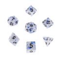 thumbnail image 1 of Paquete de 7 dados poliédricos de plástico, de D4-D20, s , suministros de para fiestas , 3 Estilo 3 CUTICAT Juguetes de dados poliédricos, 1 of 8