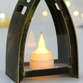 thumbnail image 3 of Rawiri Farol navideño, farol decorativo colgante para mesas interiores y chimeneas, patios al aire libre, decoración navideña, 3 of 5