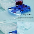 thumbnail image 4 of LQQBOX Ice Cube Tray, 2 PCS Silicone Flexible Ice Cube Tray,Easy Releases Reusable Ice Cube, 37 Ice Cubes, Great for Chilling Drinks, Cocktail Bars or Iced Coffee Cups（Blue）, 4 of 7
