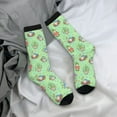 thumbnail image 5 of Pofeuu Spring Gnome Print Crew Socks, Adult Running Hiking Socks for Youth and Adult, 5 of 6