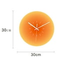 thumbnail image 2 of Litake Modern Sunset Wall Clock Silent Non-ticking Battery Operated Decorative Wall Clock for Living Room Decoration, 2 of 8