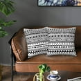 thumbnail image 4 of Aztec Weatern Black and White Stripe Throw Pillow Cover 18x18 in Sets of 2 Pillow Case Farmhouse Modern Decor for Couch Sofa Living Room Cushion Home Decoration, 4 of 5