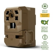 Moultrie Edge Cellular Trail Camera - 33MP - 720p Video - Nationwide 4G LTE - HD Video-Audio - Built in Memory - Cloud Storage