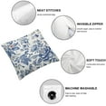 thumbnail image 4 of Nawypu Chinoiserie Pillow Covers Set of 2 Outdoor Blue and White Porcelain Floral Decoration Cushion Cover Vintage Pillow Case for Bed Living Room Couch Home Decor,, 4 of 6