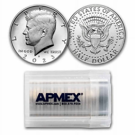 2023-S Kennedy Half Dollar 20-Coin Roll Proof
