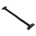 thumbnail image 2 of Cable De Extensión Con Dedo Dorado, Cable De Extensión Negro De Alta De 20 Cm, 90 Grados Para PC, 2 of 7