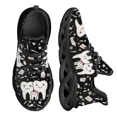 thumbnail image 1 of Zapatos planos con estampado divertido de dientes de dentista para mujer, zapatillas azules con cordones, calzado transpirable de verano para adolescentes, 1 of 6