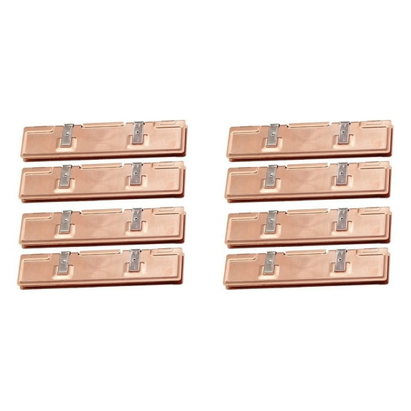 8Pcs Pure Copper RAM Heatsink Radiator for Ram Memory Cooler Cooling Heat Sink Desktop Memory Radiator DDR2 DDR3 DDR4