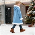 thumbnail image 6 of Liyamei Kids Cardigan with Hood for Winter Holiday Casual Outerwear, 6 of 7