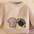 thumbnail image 4 of NOLDARES Infant Toddler Girls Cute 2pcs Fall Winter Outfits Long Sleeve Round Neck Print Top and Elastic Waist Pants Set Clothes Clothing(Yellow,12-18 M), 4 of 4