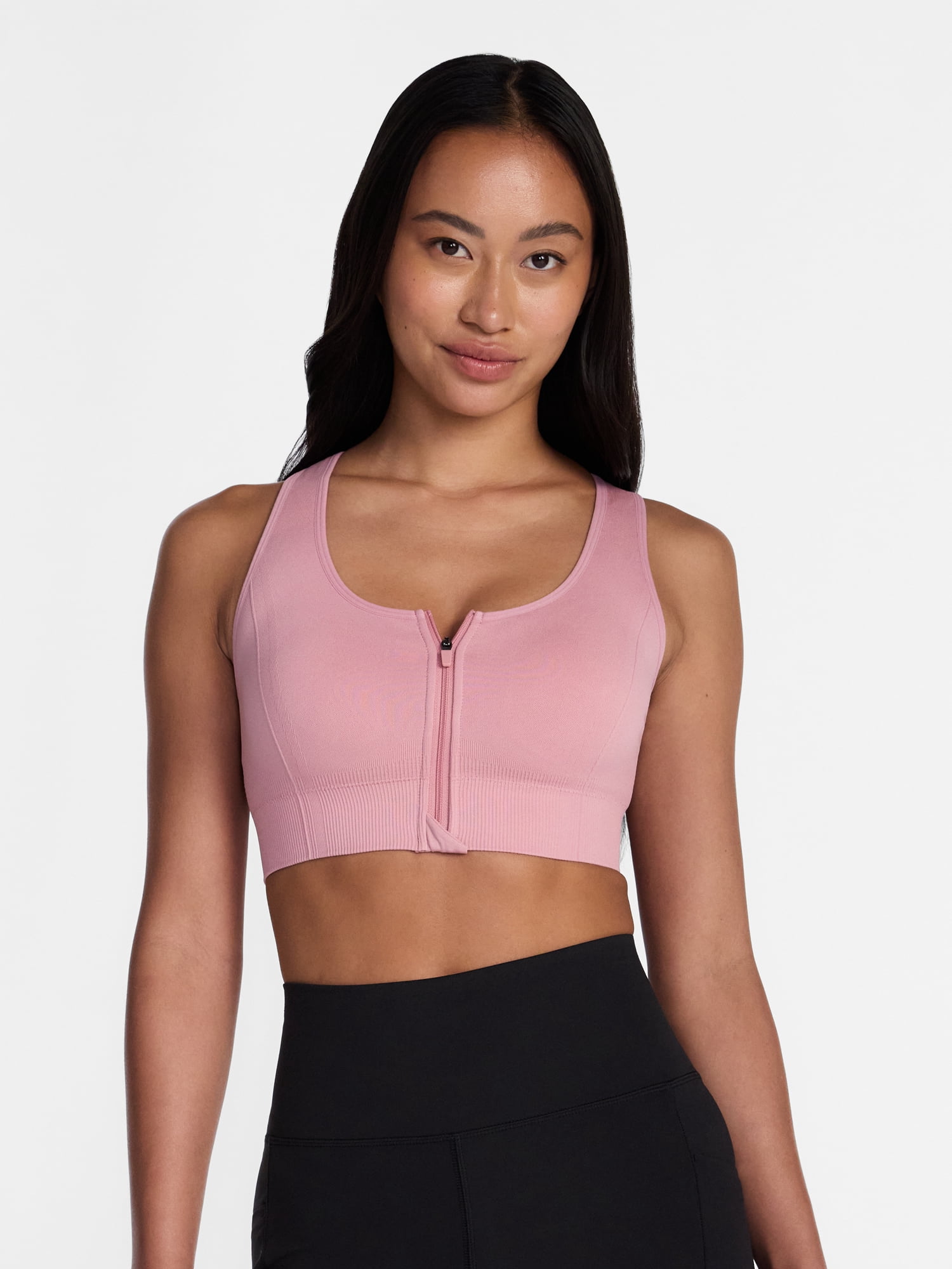 Skechers Women's Seamless Zipper Sports Bra, 2-Pack, Sizes S-XL