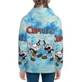 thumbnail image 4 of Cuphead Logo Teen Sweatshirts Hoodies Youth Hooded Hoody Fashion Zipper Coat For Boys And Girls, 4 of 7