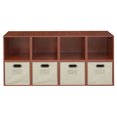 thumbnail image 3 of Niche Cubo Storage Set - 8 Cubes and 4 Canvas Bins- Warm Cherry/Natural, 3 of 8