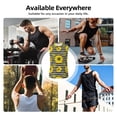 thumbnail image 7 of Kdxio Sunflowers On Black And White Stripes for Men's Muscle T-shirt,Sleeveless for Workout Running Athletic Gym Lounge Casual, 7 of 7