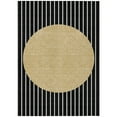 thumbnail image 2 of Addison Rugs Chantille Indoor/Outdoor Transitional Stripes Black Washable Rectangle Rug, 2'6" x 3'10", 2 of 6