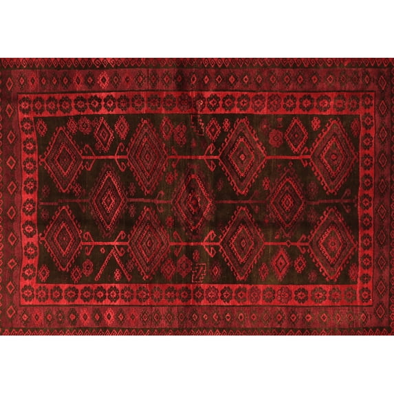 Ahgly Company Indoor Rectangle Persian Orange Traditional Area Rugs, 2' x 3'