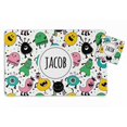 thumbnail image 1 of Printtoo Personalized Placemat & Coaster Set For Kids Toddlers,Birthday Gift For Boys,Gift For Girls,Monsters-11x17 Inch, 1 of 6