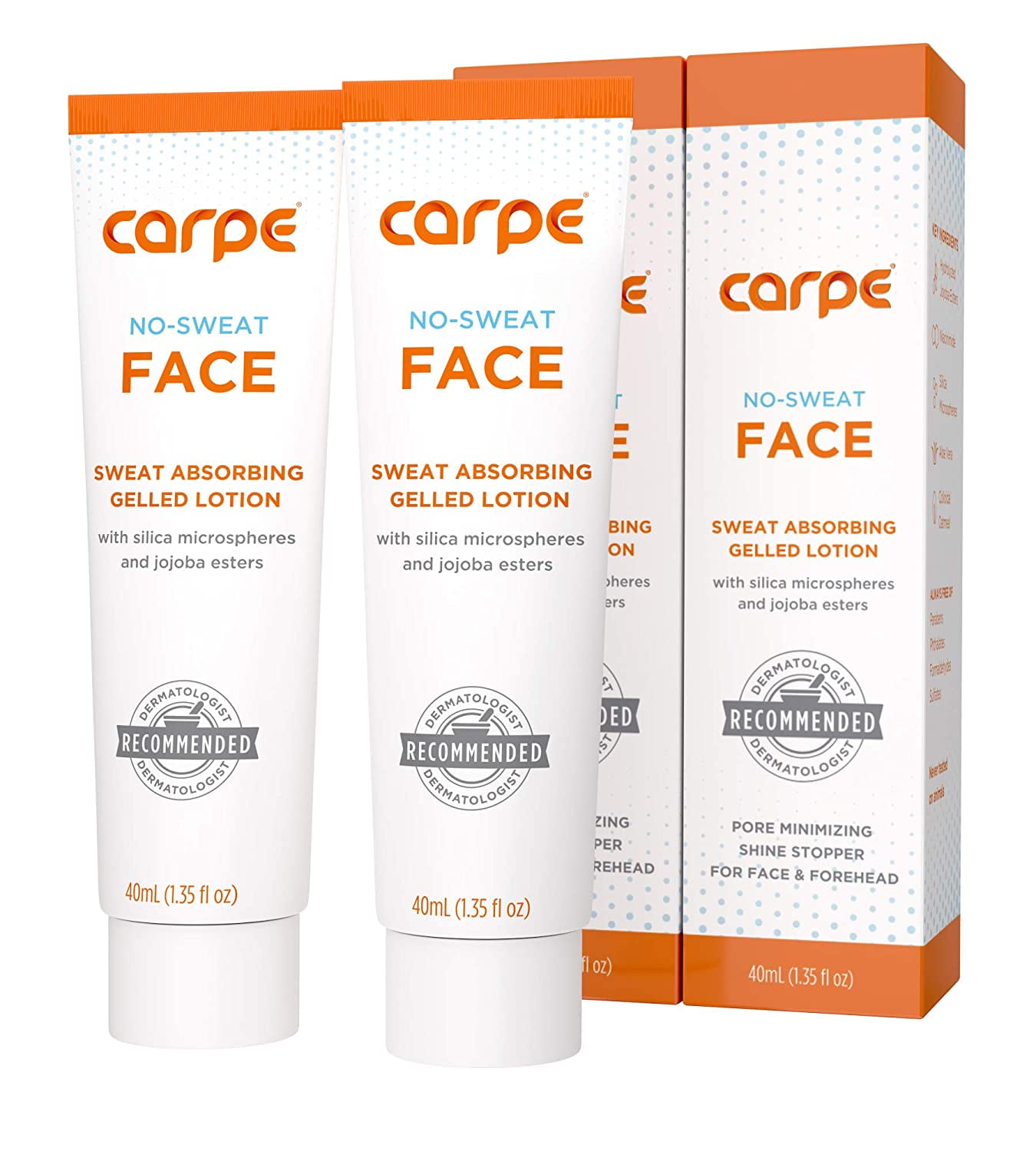 Carpe NoSweat Face (Pack of 2) Helps Keep Your Face, Forehead, and