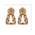 thumbnail image 1 of Pendientes colgantes TUNC de cristal de Bohemia gran triángulo cuadrado Sencillez, 1 of 2