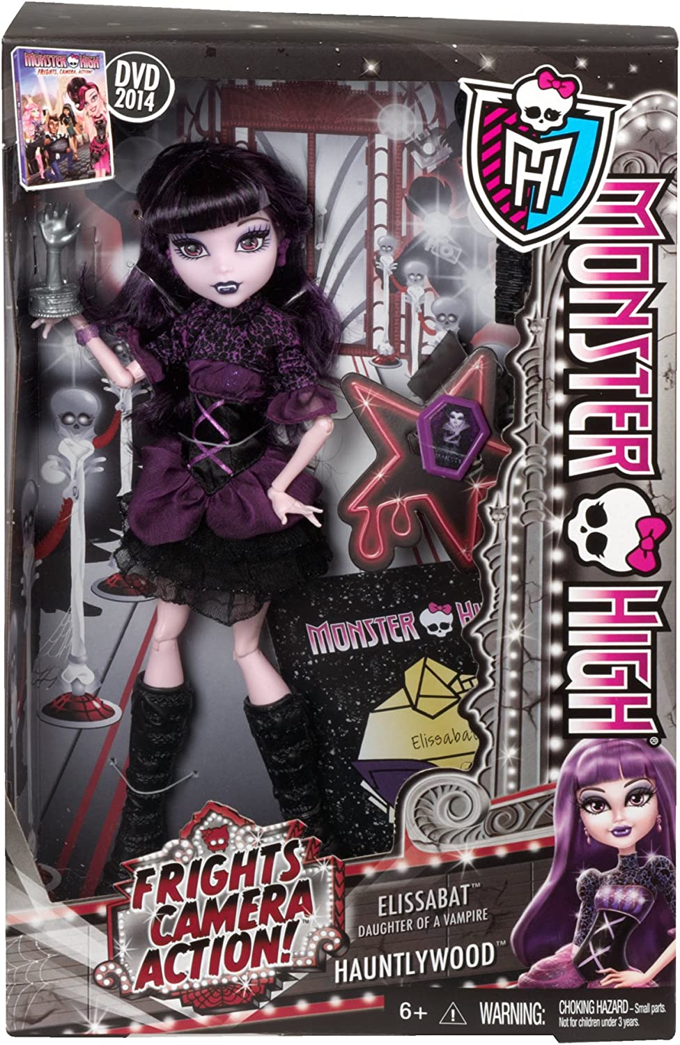 MONSTER HIGH - MONSTROS, CÂMERA, AÇÃO - ELISSABAT BLX00 MATTEL :  : Brinquedos e Jogos