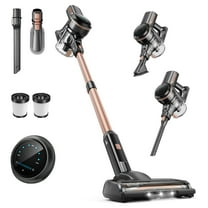 INSE 32Kpa Cordless Vacuum Cleaner with Brushless Motor, 6 in 1 Stick Vacuum Lightweight for Hard Floor Carpet Pet Hair, S7P Gold