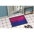 thumbnail image 4 of Carolines Treasures CK8011MAT Bisexual Pride Door Mat Indoor Rug or Outdoor Welcome Mat 18x27 Doormat 18H X 27W, 4 of 4