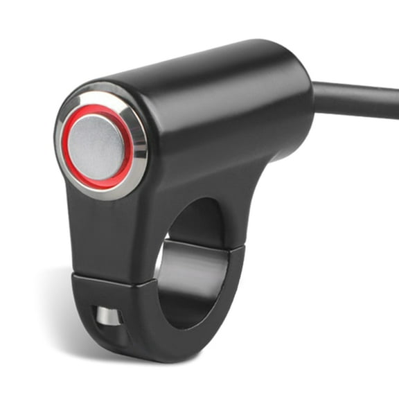 7/8'' Handlebar On/Off for Motorcycle Dirt Bike ATV LED Headlight Light Driving Running Brake Lights