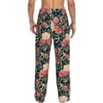 thumbnail image 3 of Xecao Rose Flowers Men's Straight Lounge Pajama Pants: The Ultimate in Comfortable Sleepwear, 3 of 9