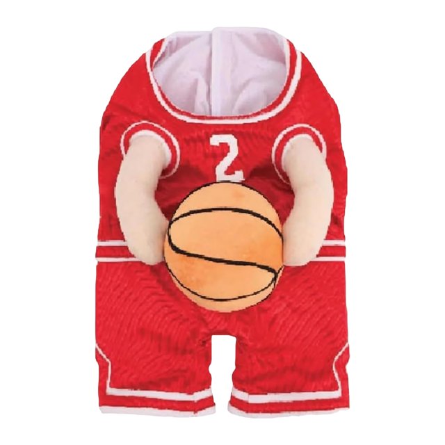 Disfraz Baloncesto para Perro Deportivo Halloween (S) Rojo