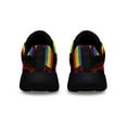 thumbnail image 4 of Together We Rise LGBT Shoes Sneakers for Women Men Black Size 12, 4 of 7