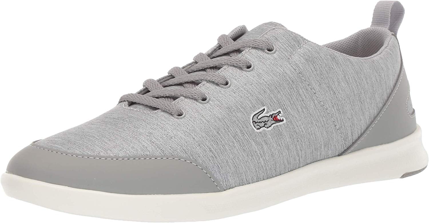 Lacoste Women's Carnaby Evo 117 Leather Lace Up Trainer Light Pink-7 